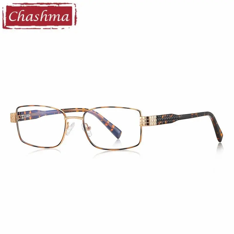 Chashma Ochki Women's Full Rim Square Tr 90 Alloy Eyeglasses 883163.