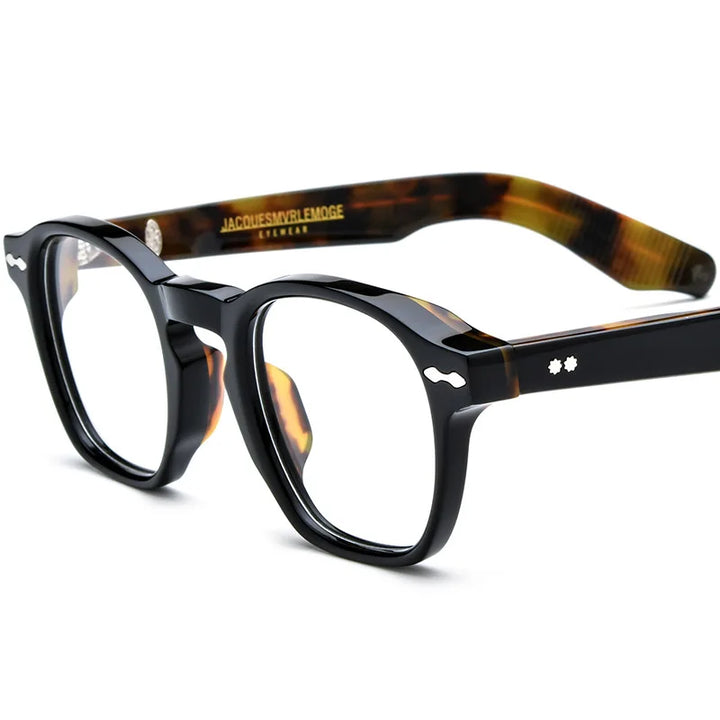 Nobler Women's Full Rim Oval Square Acetate Eyeglasses 15042
