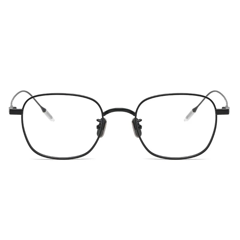 Aimee Unisex Full Rim Square Titanium Eyeglasses 80805 Full Rim Aimee   