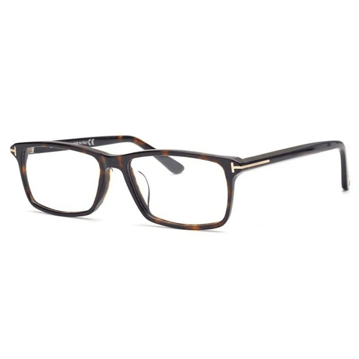 Yimaruili Unisex Full Rim Big Square Acetate Eyeglasses 5408 Full Rim Yimaruili Eyeglasses