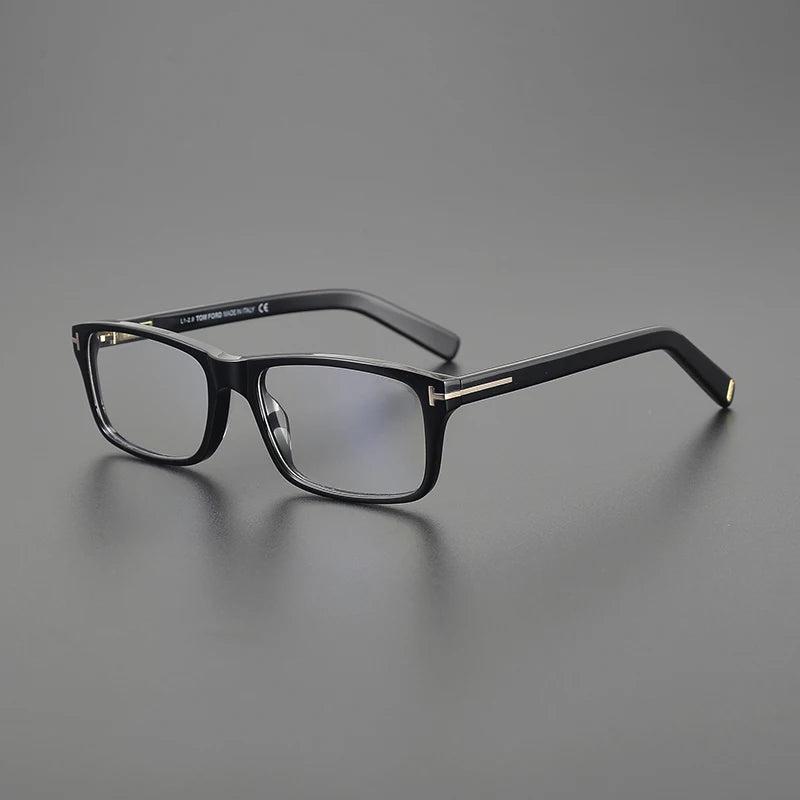 Nobler Unisex Full Rim Square Acetate Eyeglasses 5663 Full Rim Nobler   