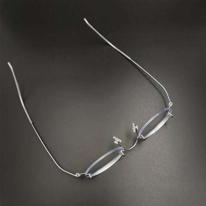 Yujo Unisex Rimless Oval Stainless Steel Custom Eyeglasses Y4233 Rimless Yujo   