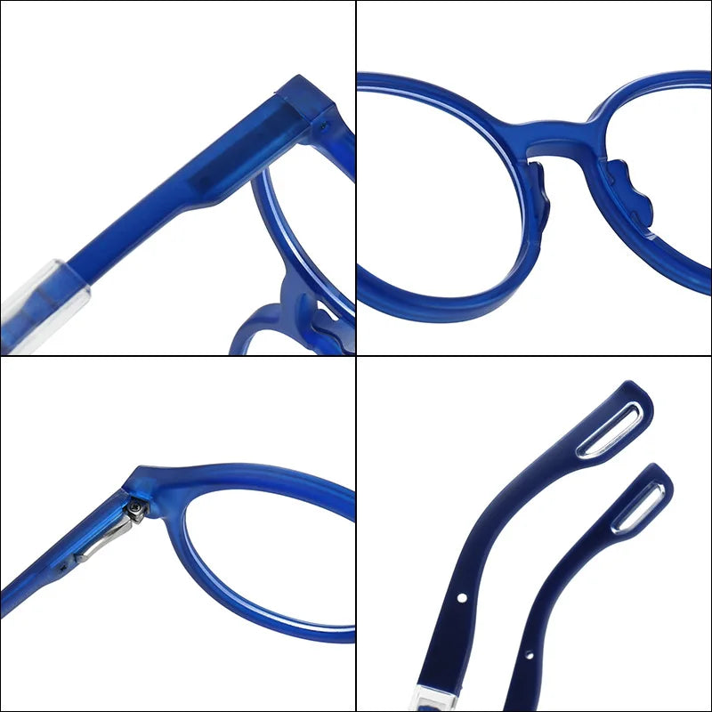 KatKani Unisex Children's Full Rim Round Tr 90 Eyeglasses J201 Full Rim KatKani Eyeglasses   