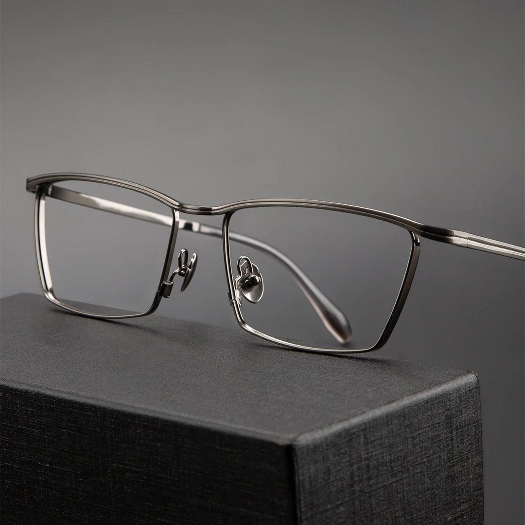 Blackmask Unisex Full Rim Square Titanium Eyeglasses BM-A6919