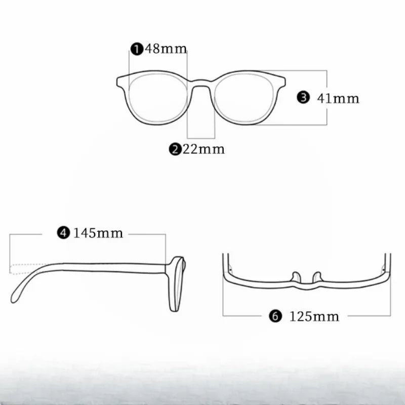 Momoja Women's Full Rim Round Screwless Titanium Eyeglasses 70165