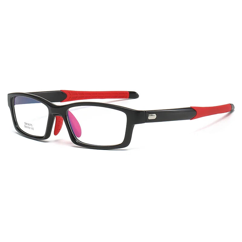 Gmei Men's Full Rim Rectangle Tr 90 Titanium Sport Eyeglasses