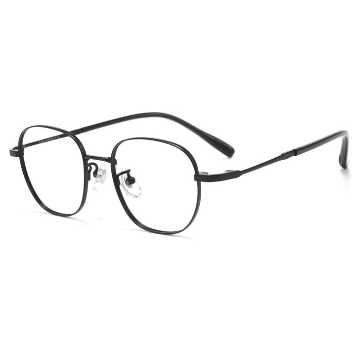 Bclear Unisex Full Rim Round Titanium Eyeglasses BSF-92850Y