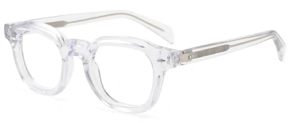 Esnbie Unisex Full Rim Round Acetate Eyeglasses SA216