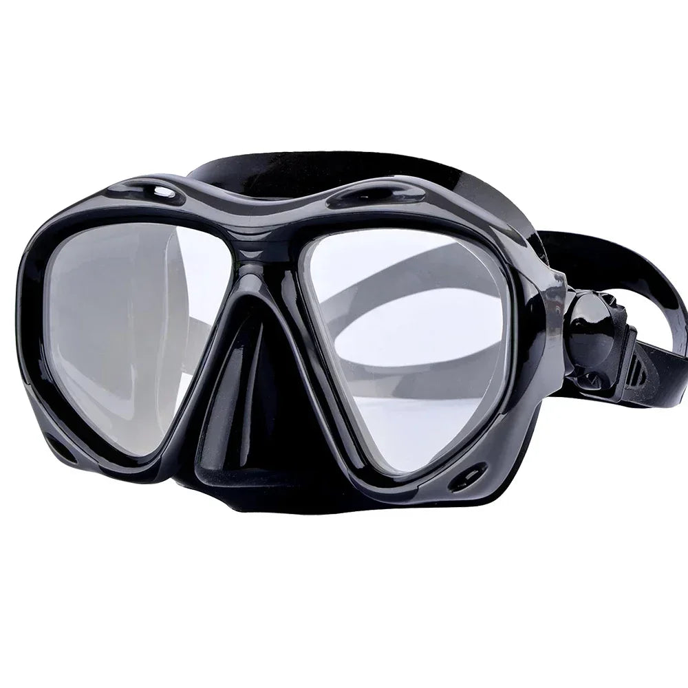 Aleefa Women's  Google Pc Silicone Tempered Glass Hyperopic Swim Mask 62026