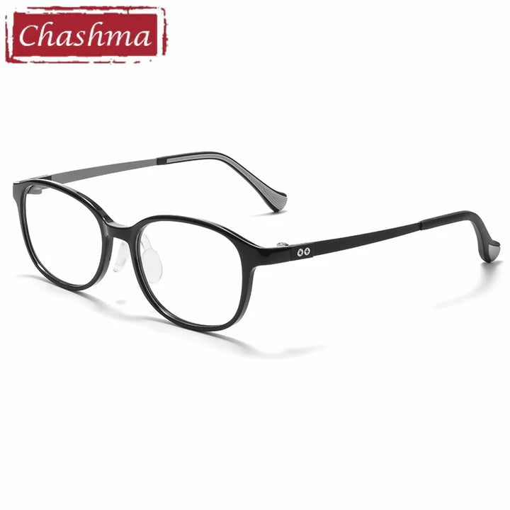 Chashma Ochki Unisex Youth's Full Rim Square Tr 90 Titanium Eyeglasses 896005