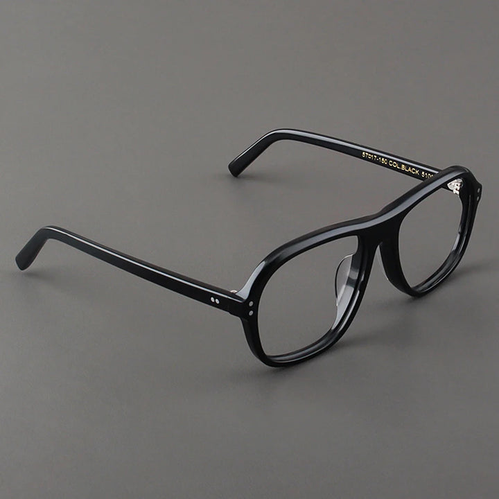 Hewei Unisex Full Rim Oval Square Acetate Eyeglasses 94146