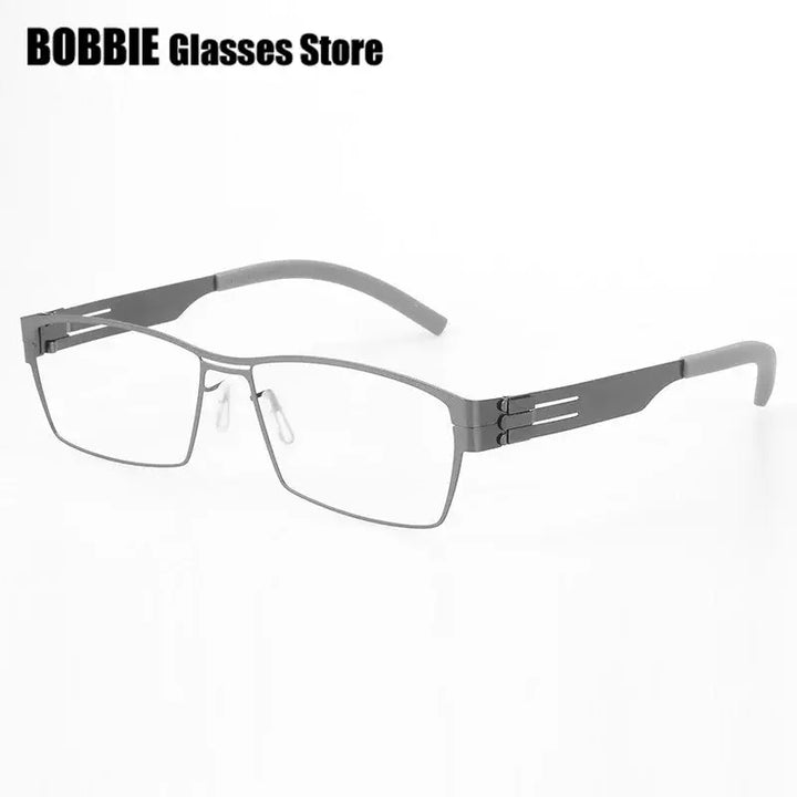 Bobbie Full Rim 508300 Unisex Square Screwless Titanium Frames FuzWeb