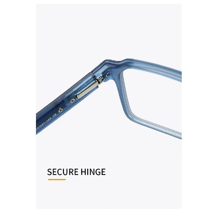 Muzz 80050 men's rectangle TR-90 prescription eyeglasses — view 3