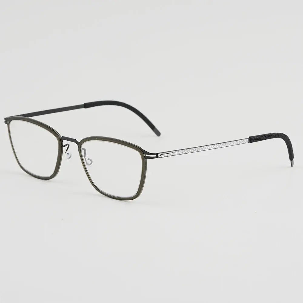 Bobbie 467903 Women’s 133mm Full Rim Square Titanium Frames FuzWeb