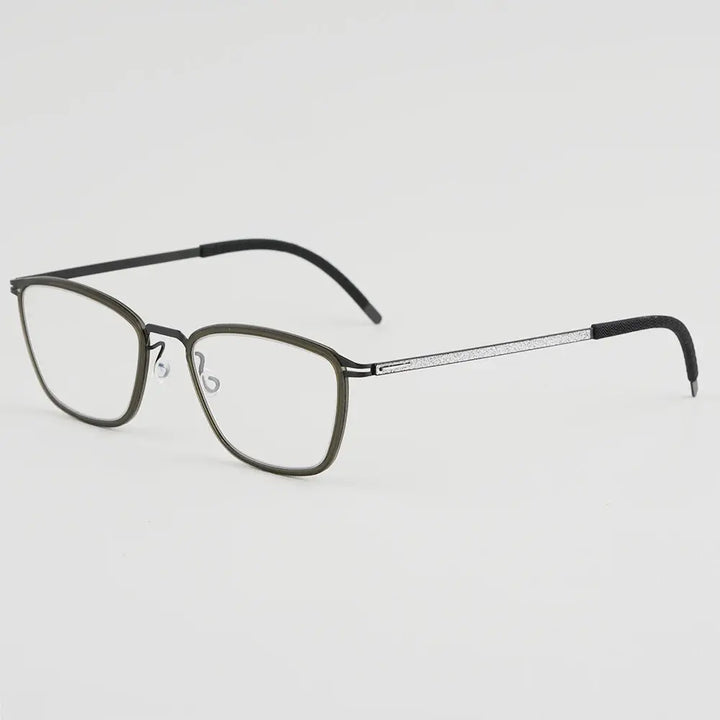 Bobbie 467903 Women’s 133mm Full Rim Square Titanium Frames FuzWeb