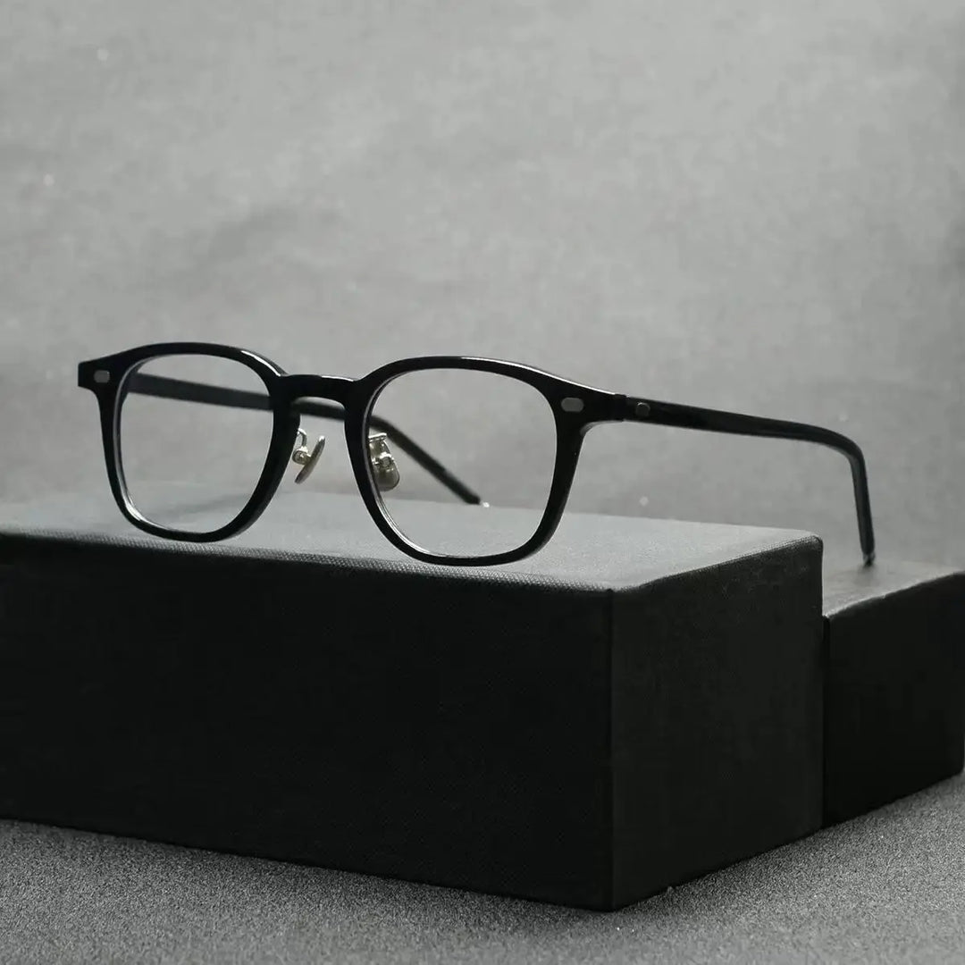 Aimee H616003 Unisex Wide Fit Full Rim Acetate Square Frames FuzWeb