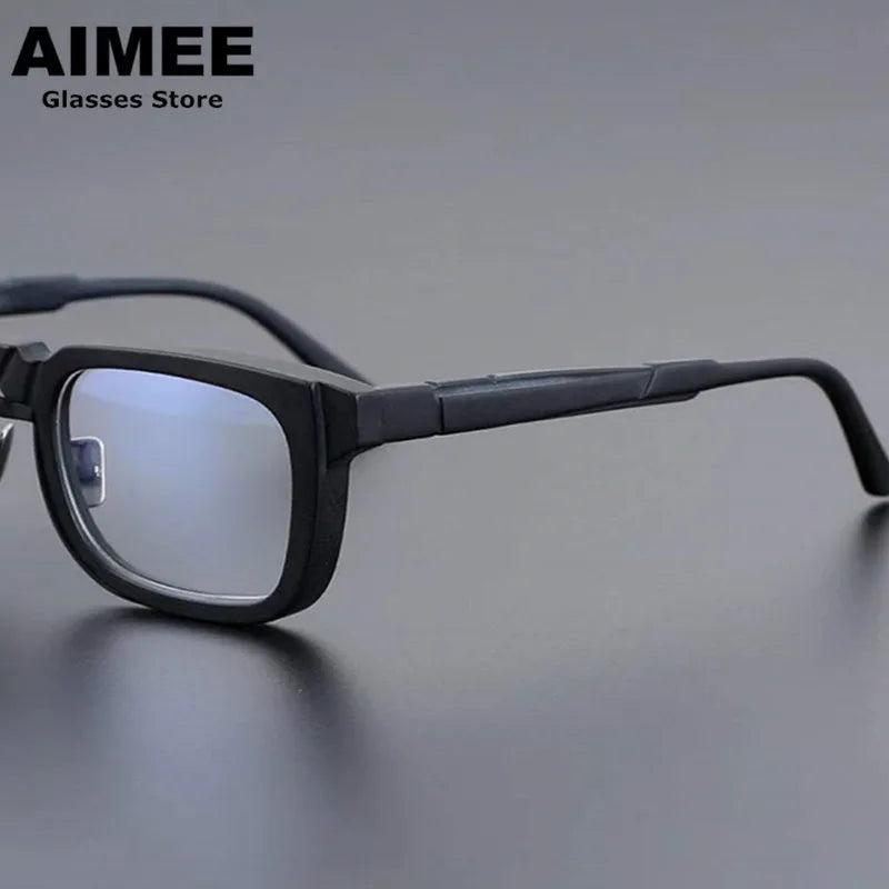 Aimee Unisex Full Rim Square Acetate Eyeglasses 6555 Full Rim Aimee   