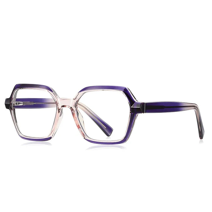 Vicky Unisex Full Rim Tr 90 Stainless Steel Square Reading Glasses 2162 Reading Glasses Vicky PFD2162-C5 0 
