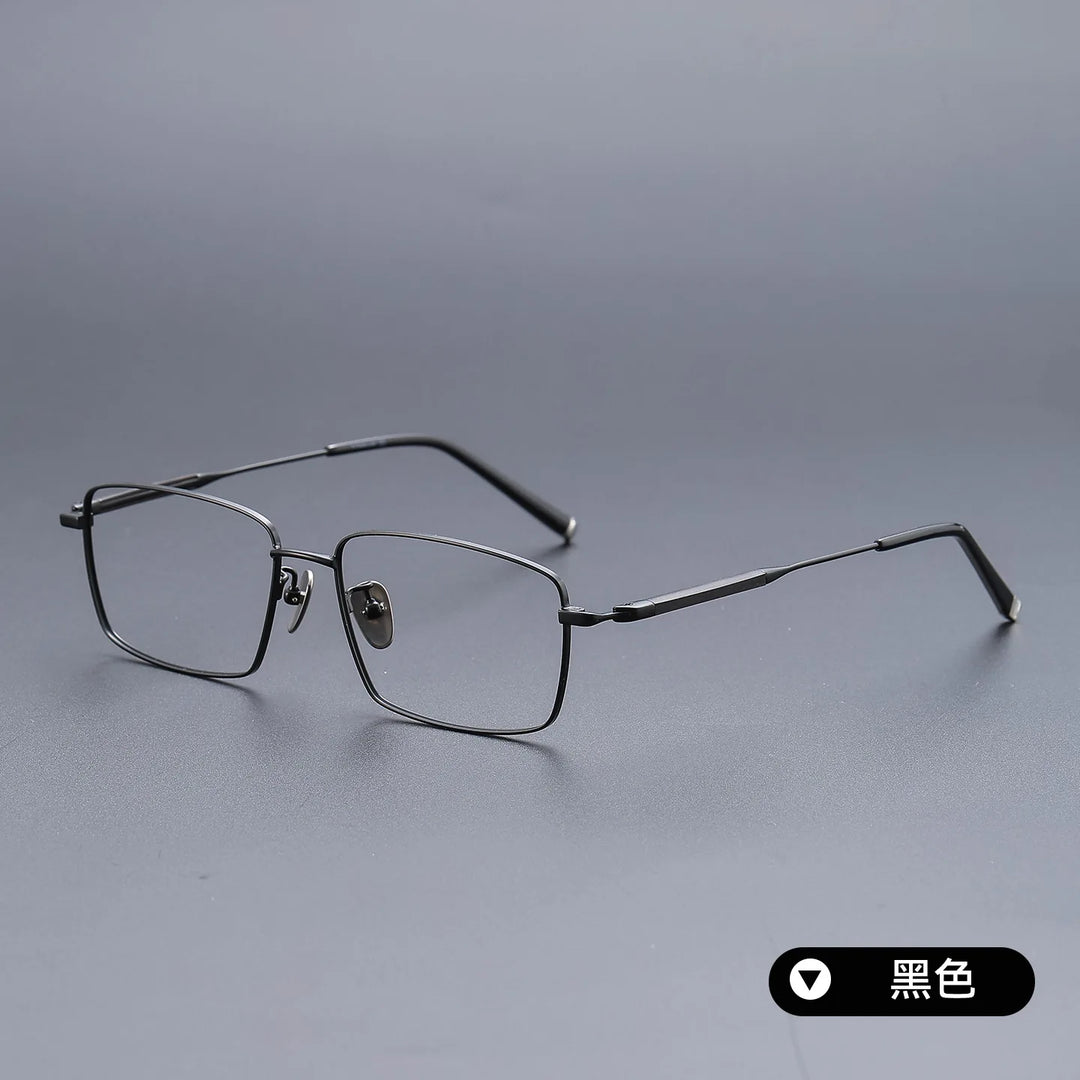 Bclear Unisex Full Rim Square Titanium Eyeglasses SM-H2387