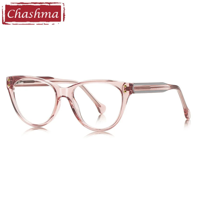 Chashma Ottica Women's Full Rim Cat Eye Tr 90 Titanium Eyeglasses 474102