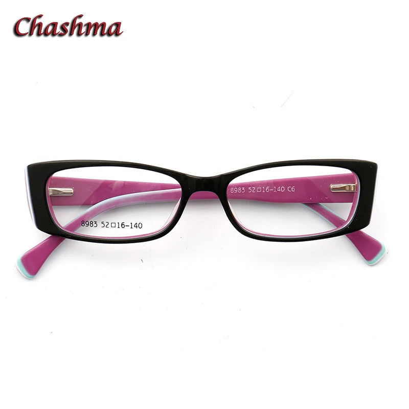 Chashma Ochki Women's Full Rim Rectangle Acetate Eyeglasses 89834