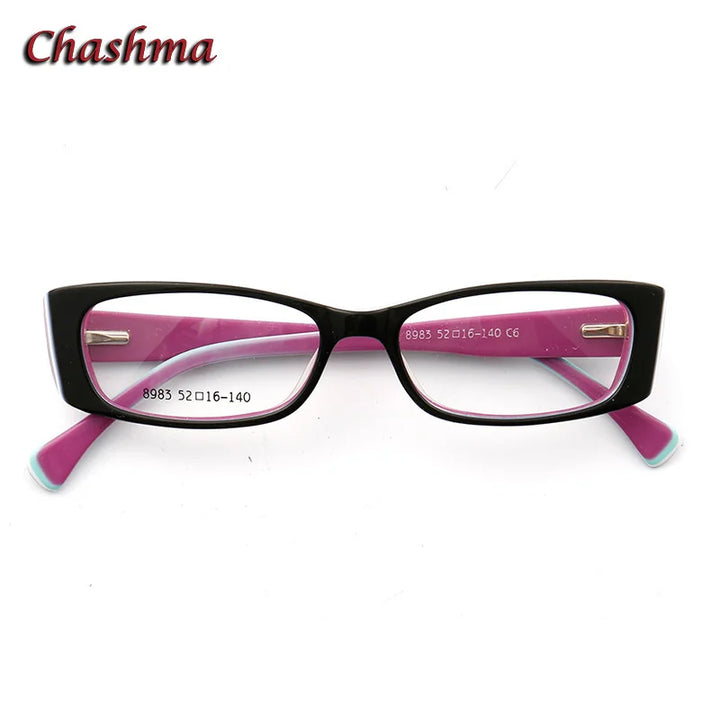 Chashma Ochki Women's Full Rim Rectangle Acetate Eyeglasses 89834