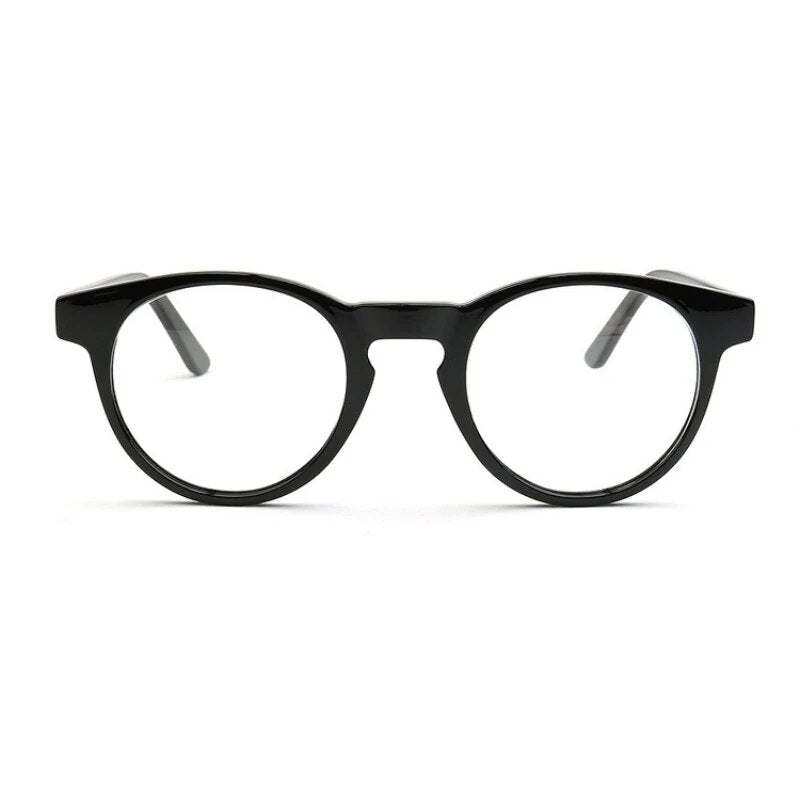 KatKani Unisex Full Rim Round Acetate Eyeglasses 209 Full Rim KatKani Eyeglasses   