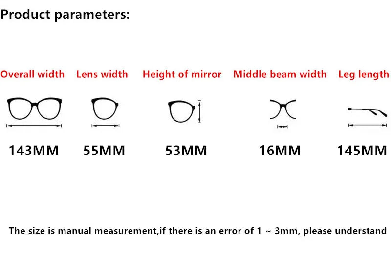 Nobler Unisex Full Rim Irregular Cat Eye Acetate Eyeglasses H022 Full Rim Nobler   