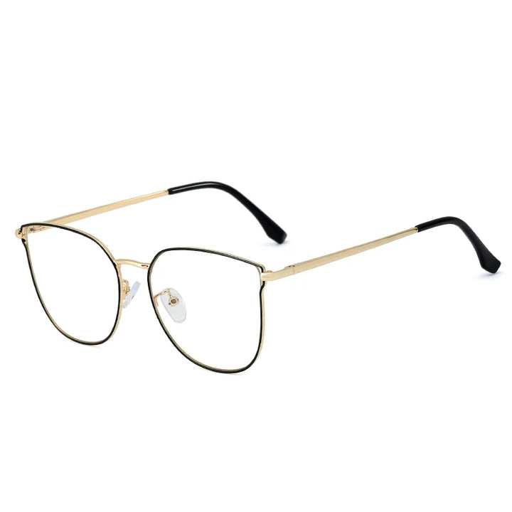 Handoer Women's Full Rim Square Tr 90 Alloy Eyeglasses 91503