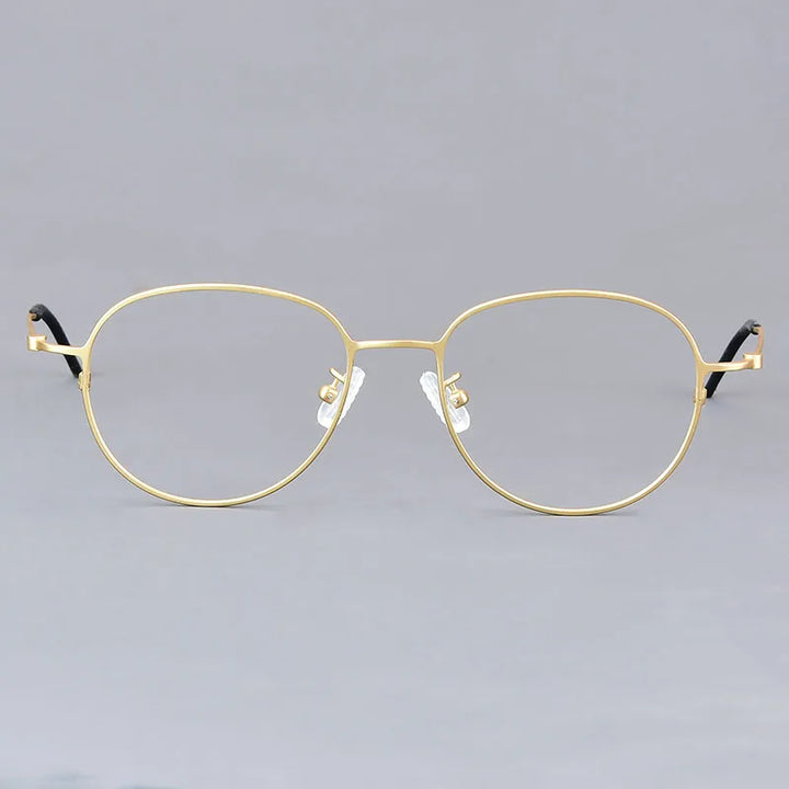 Bobbie Unisex Full Rim Oval Titanium Eyeglasses KMN512