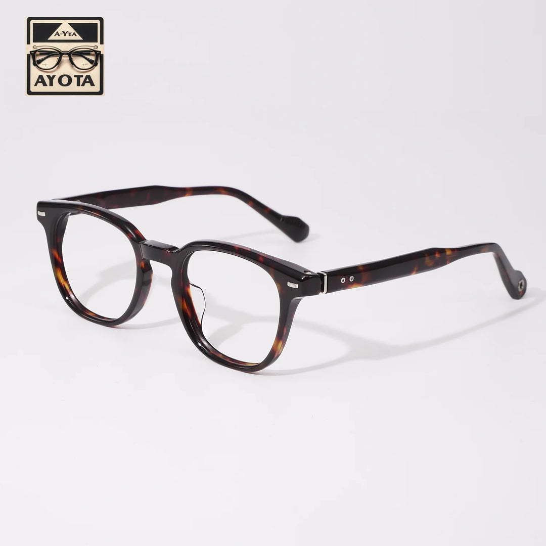 Hewei Women's Full Rim Square Acetate Eyeglasses 23011