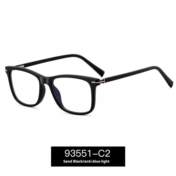 Momoja Women's Full Rim Square Tr 90 Alloy Eyeglasses 93551