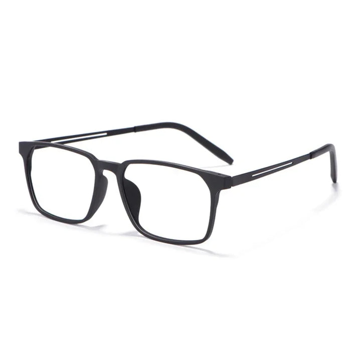Handoer Unisex Full Rim Square Tr 90 Titanium Eyeglasses 78878