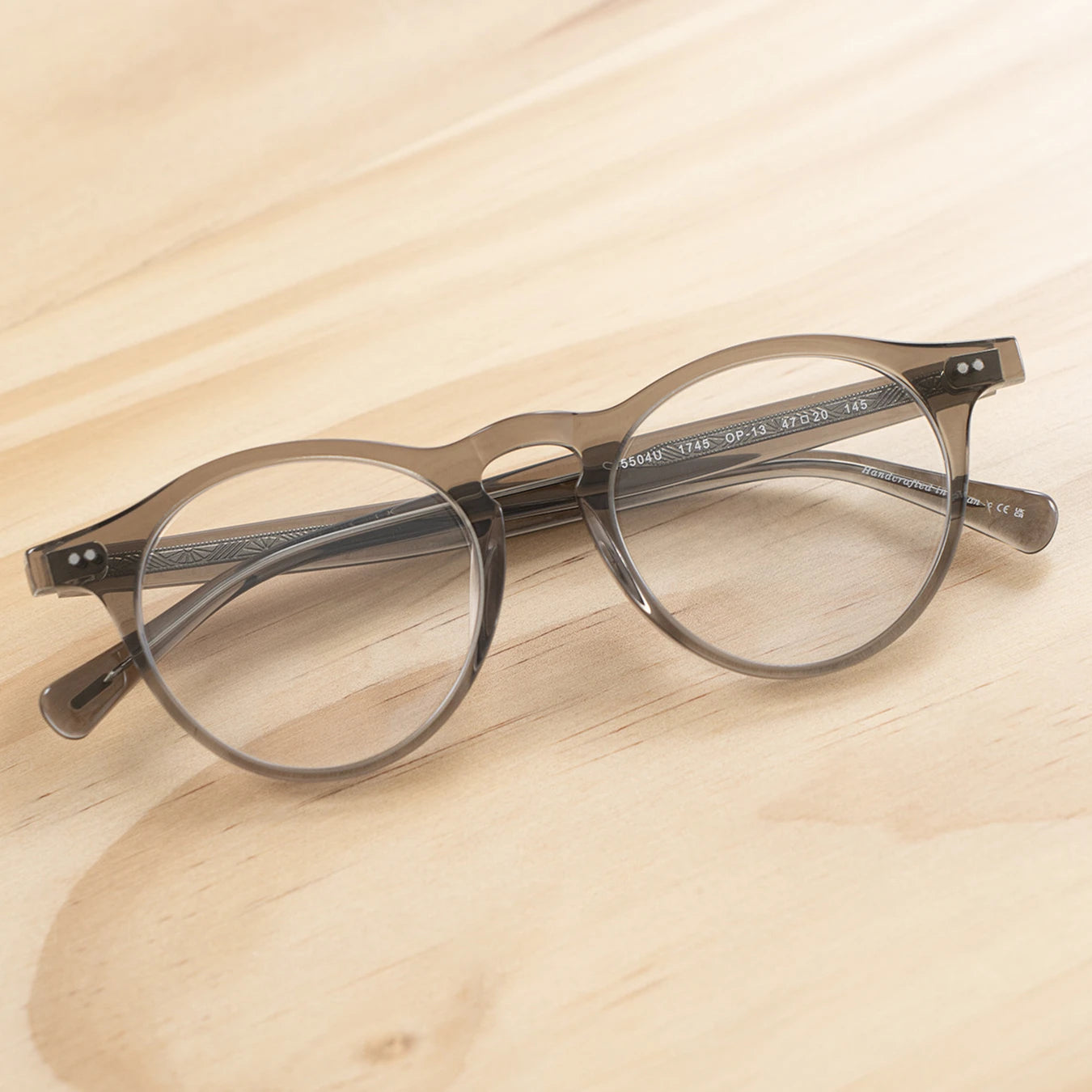 Black Mask Unisex Full Rim Oval Acetate Eyeglasses BM-5504