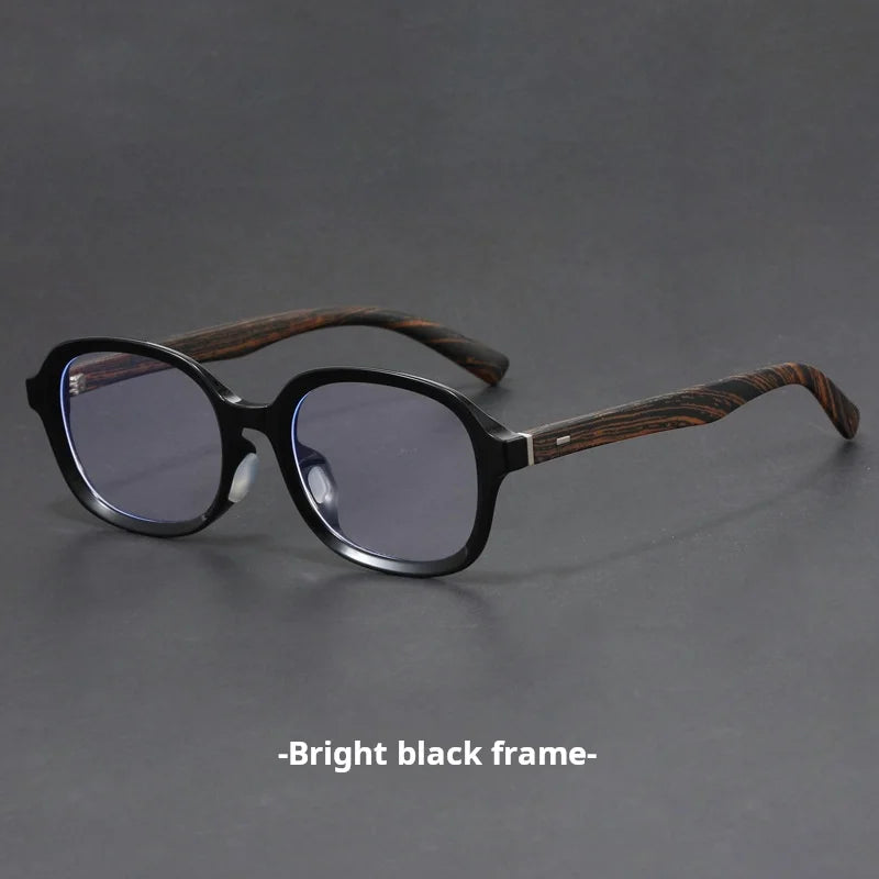 Xbora Unisex Full Rim Big Oval Tr 90 Alloy Eyeglasses 508501