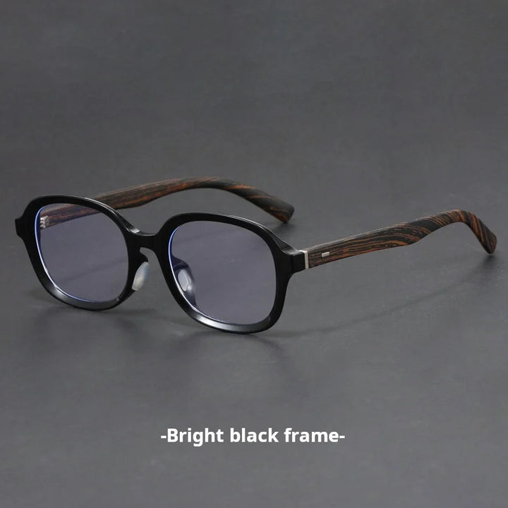 Xbora Unisex Full Rim Big Oval Tr 90 Alloy Eyeglasses 508501