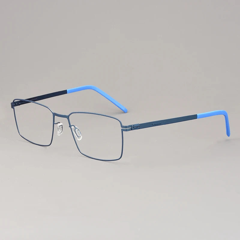 Bobbie Women's Full Rim Polygon Square Screwless Steel Eyeglasses 543719