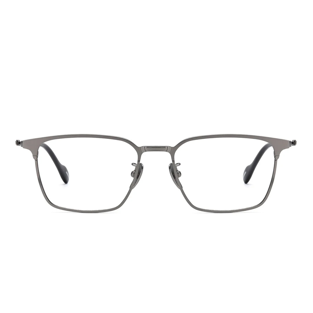 Bclear Unisex Full Rim Square Titanium Eyeglasses SM-70801