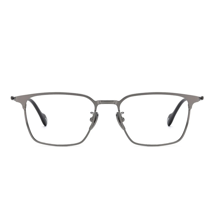 Bclear Unisex Full Rim Square Titanium Eyeglasses SM-70801