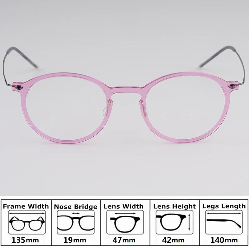 Bobbie Unisex Full Rim Square Acetate Eyeglasses 65-Series