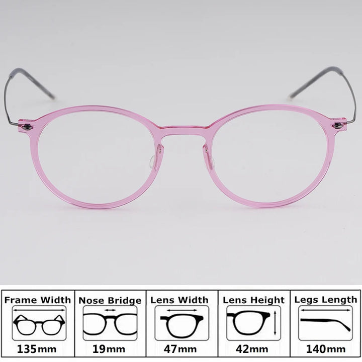 Bobbie Unisex Full Rim Square Acetate Eyeglasses 65-Series