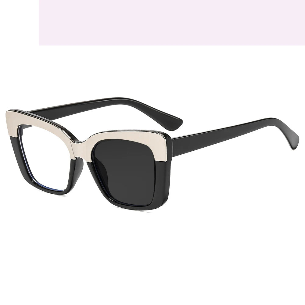 Kocolior Women's Full Rim SquareTr 90 Photochromic Reading Glasses 726938