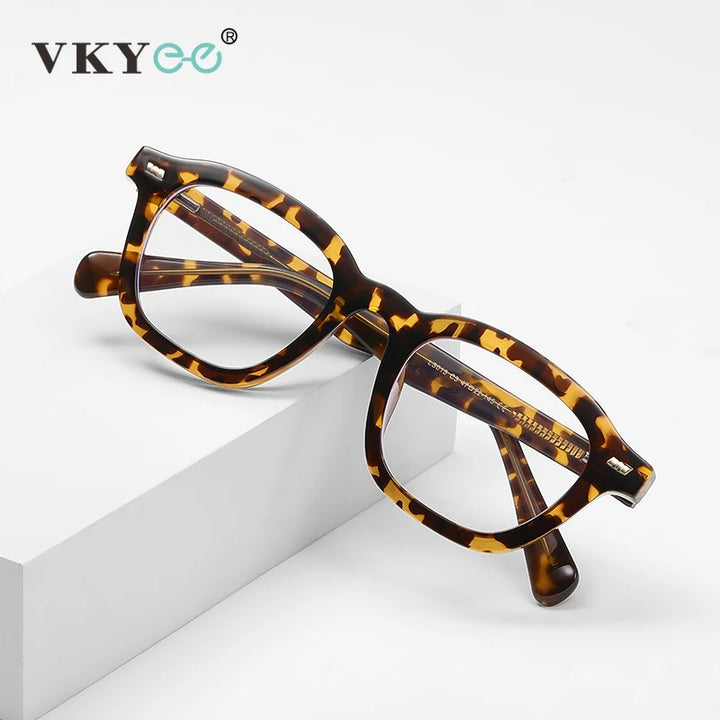 Vicky Unisex Full Rim Square Tr 90 Titanium Reading Glasses 97015