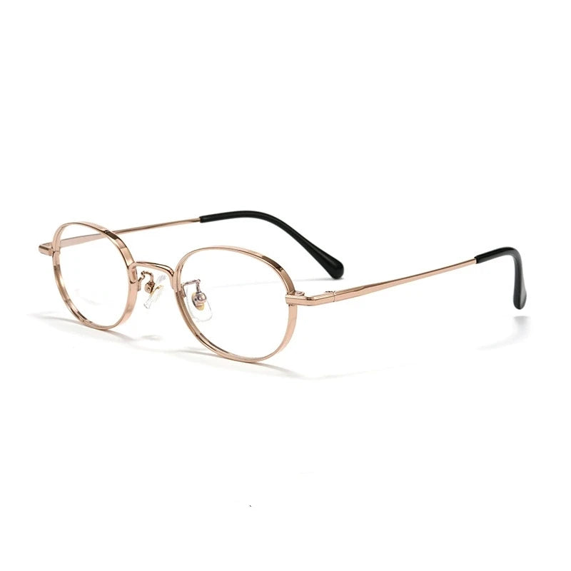 Kocolior Women's Full Rim Round Titanium Eyeglasses 45480