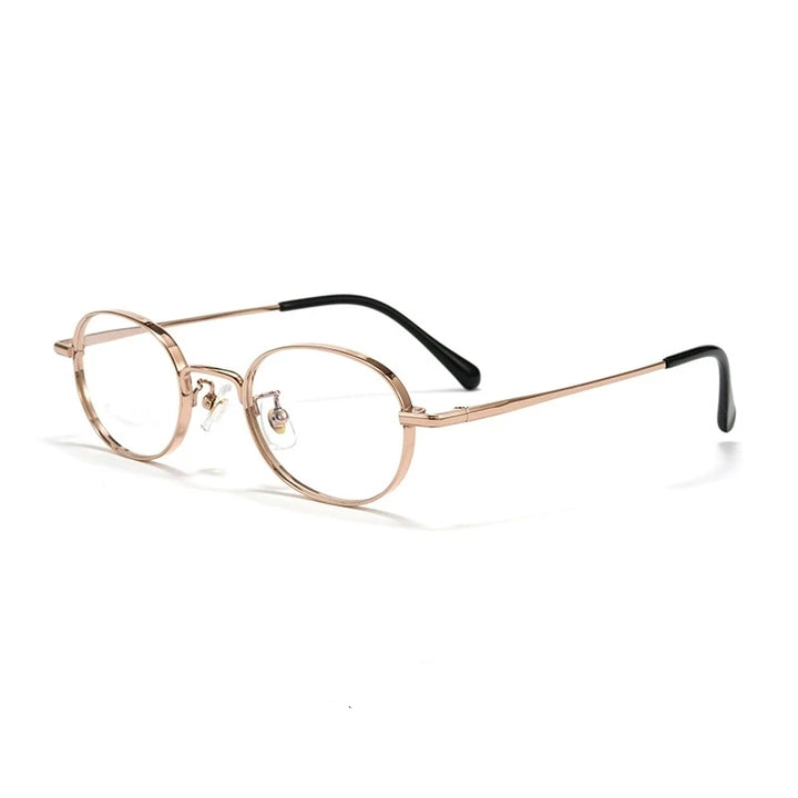 Kocolior Women's Full Rim Round Titanium Eyeglasses 45480
