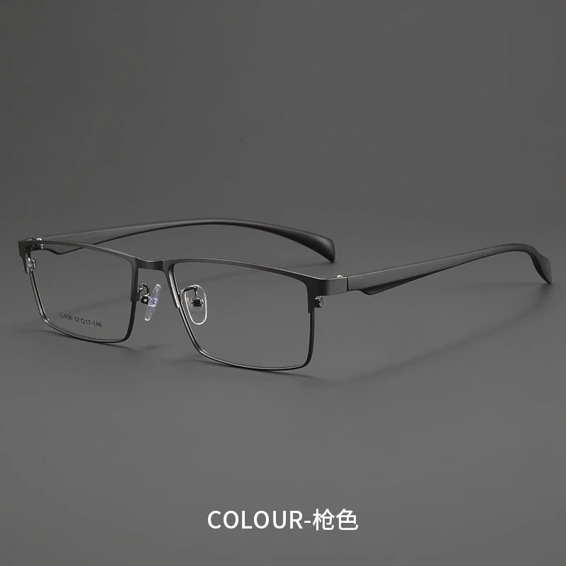 Bclear Men Full Rim Square Alloy Eyeglasses MY-L636