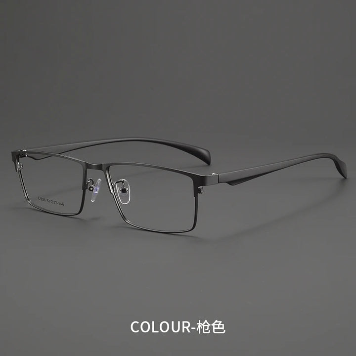 Bclear Men Full Rim Square Alloy Eyeglasses MY-L636