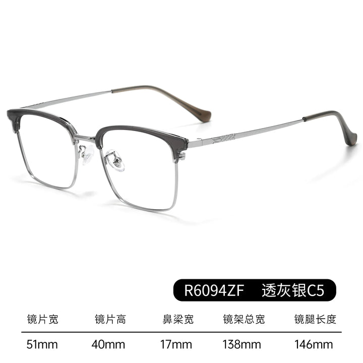 Bclear Unisex Full Rim Browline TR90 Eyeglasses BSF-R6094ZF