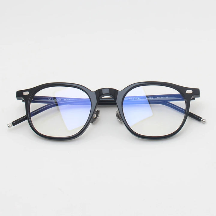 Blackmask Unisex Full Rim Square Acetate Eyeglasses BM-N02