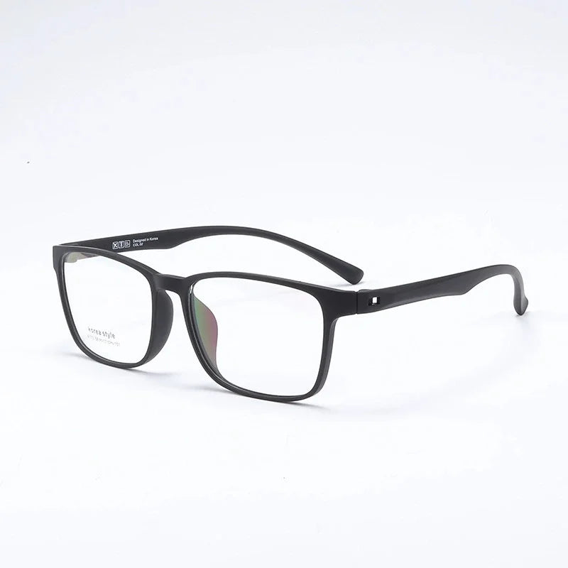 Hdcrafter Unisex Full Rim Big Square Tr 90 Acetate Eyeglasses 369173